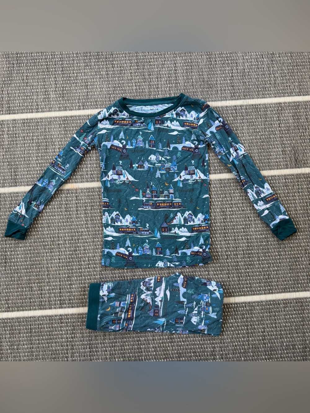 Little Sleepies Midnight Express Bamboo Viscose Two Piece Pajama Set, 4T